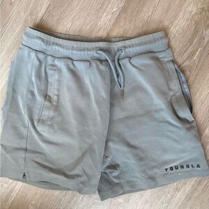 YoungLA Athletic Men's Shorts in Gray